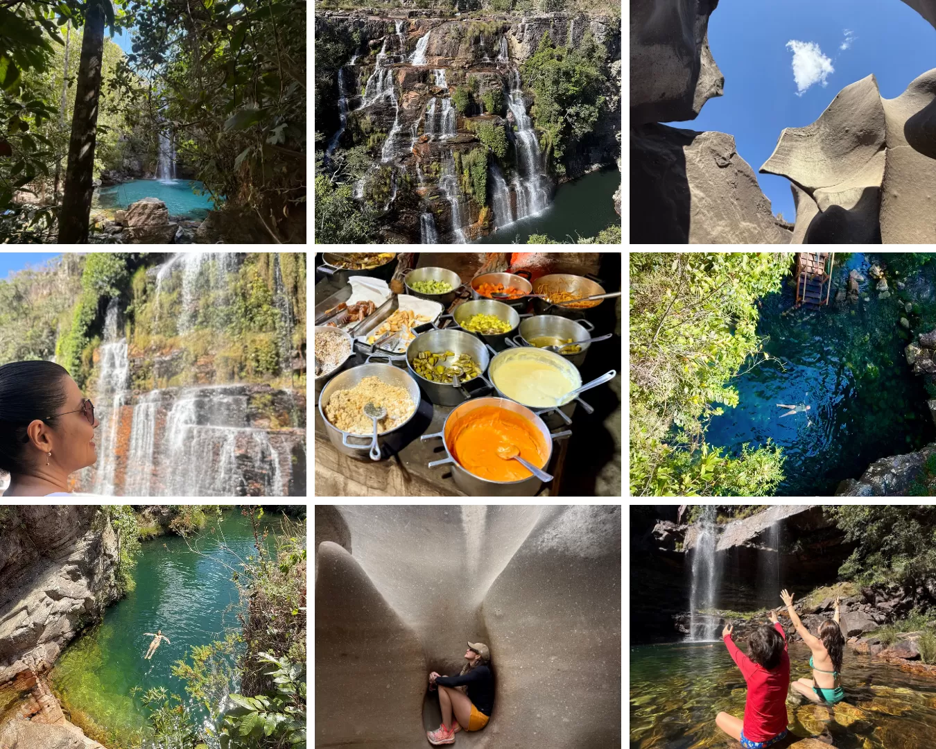 Fotos dos passeios na Chapada dos Veadeiros nas férias de julho