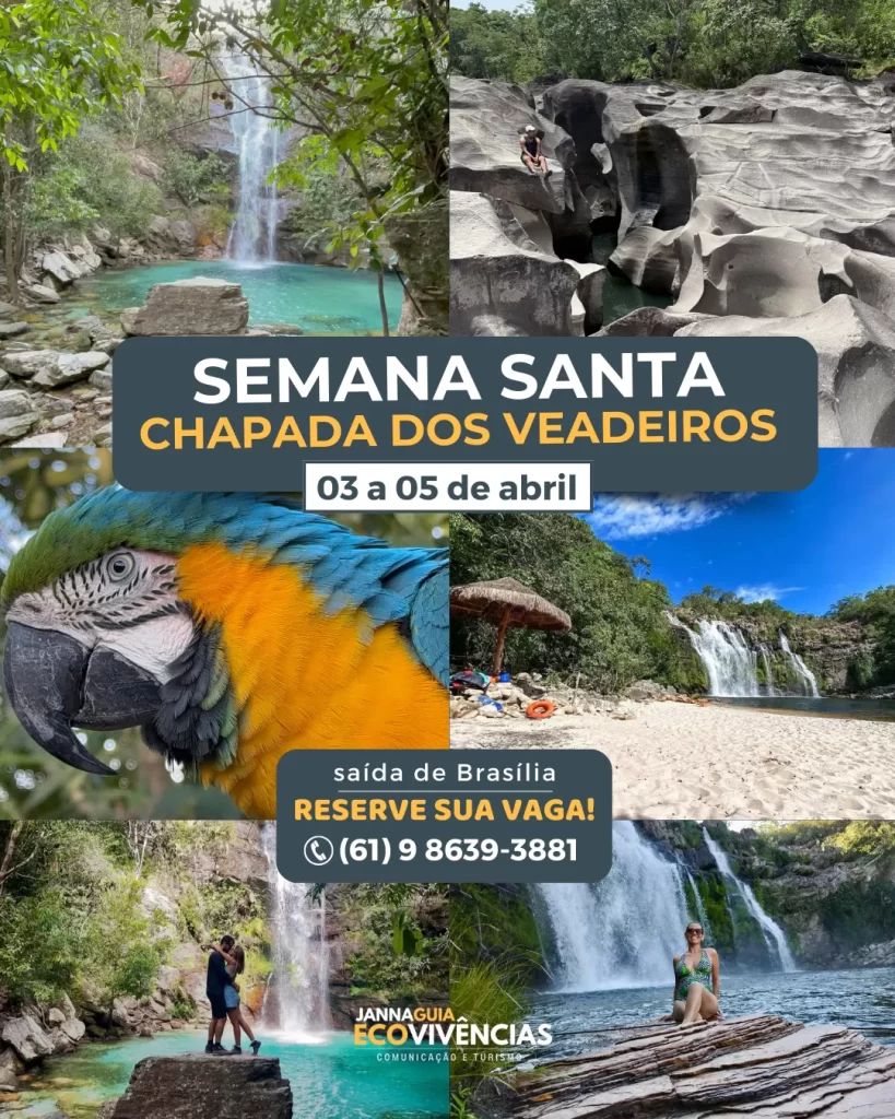 Semana Santa 2026 na Chapada dos Veadeiros