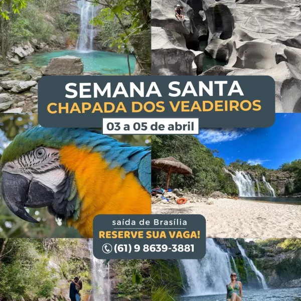 Semana Santa 2026 na Chapada dos Veadeiros
